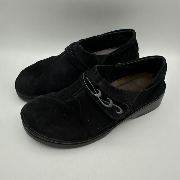 Naot Comfort Clogs Shoes Womens 10-10.5 EU‎ 41 Black Hook & Loop Adjustable - Picture 1 of 7